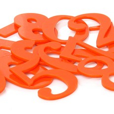 홈 인테리어 아크릴 부착 이니셜, 오렌지