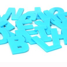 居家裝潢壓克力黏貼式英文字母 哥德體, 藍色