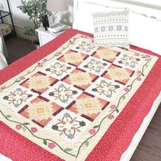 La Pomme 圖騰印花床墊, 阿澤莉亞（紅酒）