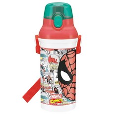디즈니 스파이더맨 원터치물통, 혼합 색상, 480ml, 1개