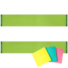 송월타올 AB 다이나믹 스포츠20 타월 2p + 독일행주, 연두, 1세트