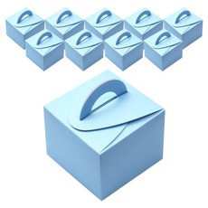 Pikeunikhauseu 迷你年糕蛋糕盒, 藍色, 10個