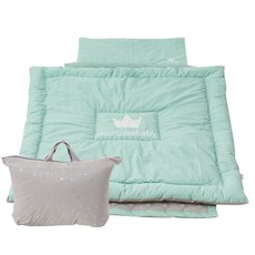 모르비도베이비 분리형 낮잠이불세트 퓨어 크라운 + 이불가방, 민트그린