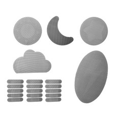 CHOM CHOM MANG 小號3種網修復材料+2種中號+水孔15p, 1套