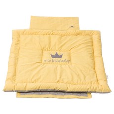 모르비도베이비 분리형 낮잠이불세트 퓨어 크라운, 머스타드