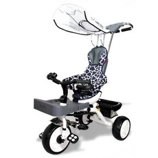 조코 플러스 C600 슬림형 유아 세발자전거 + 풋홀더, 화이트, 1개