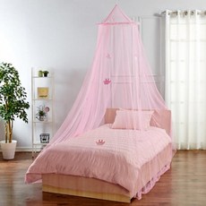 모던하우스 크라운 캐노피 커튼, 핑크