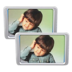 삼진 심플 포토프레임 실버, 2개입