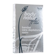 바디네이처 럭스 왁스 제모 스트립 포 페이스 진주 & 실크, 1개
