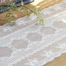 Happytool 秘密花園跑步者/墊子, 白色的, 大號 (270 x 32 厘米)