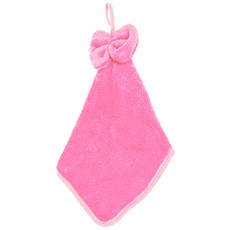 이코디 리본 주방수건, 핑크, 1개