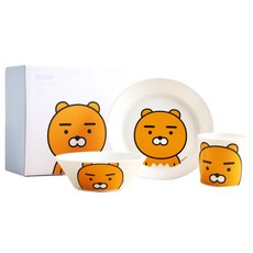 카카오프렌즈 시즌2 1인식기 라이언세트 3p, 1세트, 파스타볼 + 멀티볼 + 머그컵
