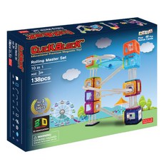 클릭블럭 롤링마스터 교구세트 138p, 혼합 색상, 1개