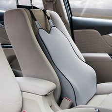 Newegg 車用固定帶靠背墊, 灰色, 1個