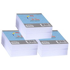 Blumato 白色便箋 B2 3908 + 包裝包裝, 白色平原, 3片