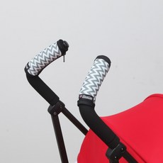 마니또 클린그립 유모차 핸들커버 오르빗 G3, 지그재그 그레이, 1개