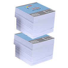 블루마토 백색 메모 패드 B4 3908 + 랩핑포장, 백색 무지, 700매, 2개