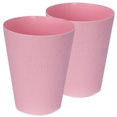 裝飾開放式垃圾桶, 粉紅色, 2個