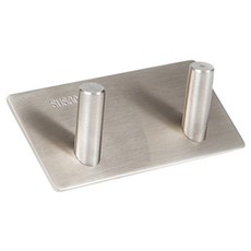 Block Mart 不鏽鋼多用途掛鉤 2入, 單一顏色, 1個