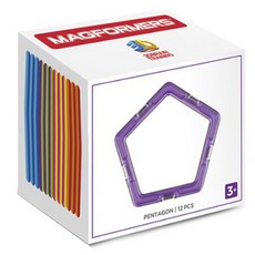 맥포머스 싱글 오각형 확장용 교구세트 12p, 혼합 색상, 1개