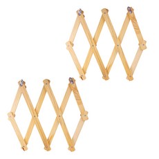 Block Mart 原木掛式多用途門後掛鉤, 2入, 單一顏色