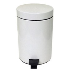 brabantia 建約風格腳踏式垃圾桶 3L, 白色的, 1個