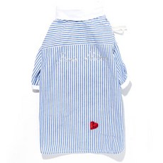 PARIS HILTON Ribbon Slit Dress 狗狗洋裝, 藍色