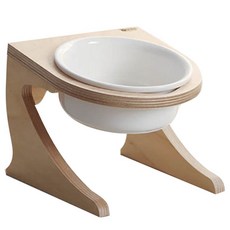 뽀떼 쿡맘 1구 원목 강아지 식탁 15cm, 1개
