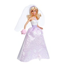 바비 신부 바비인형, 혼합 색상, 1개