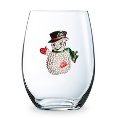 퀸스주얼 눈사람 와인잔 스템미포함, 1개