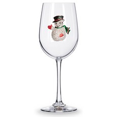 퀸스주얼 눈사람 와인잔 스템포함, 1개