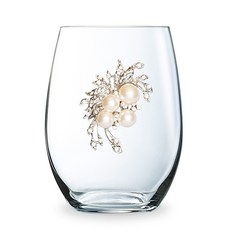 퀸스주얼 진주부틱 와인잔 스템미포함, 1개