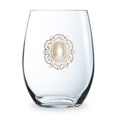 퀸스주얼 타원진주 와인잔 스템미포함, 1개