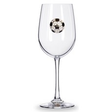 퀸스주얼 축구공 와인잔 스템포함, 1개