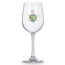 퀸스주얼 거북이 와인잔 스템포함, 1개