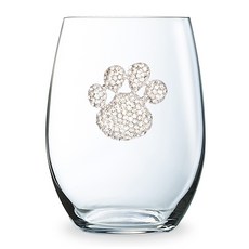 퀸스주얼 발자국 와인잔 스템미포함, 1개