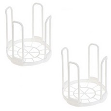 그릇수납랙, 2개, 화이트