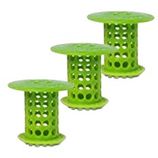 Cowin Living 排水孔髮夾綠色, 3片, 白色