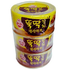 오뚜기 뚝딱 데리야끼 참치, 150g, 3개입