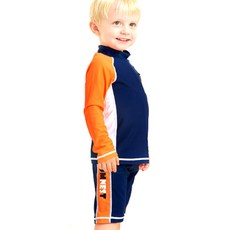 MomNest 兒童防曬泳衣+泳褲 2件組