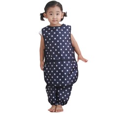 dot RECORD 迷你海軍星無袖連身褲, 海軍