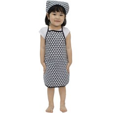 dot RECORD 灰色掃描圍裙+兜帽, 灰色的