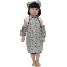 dot RECORD 貓頭鷹薄荷圍裙 + 風帽 + Tosh, 薄荷