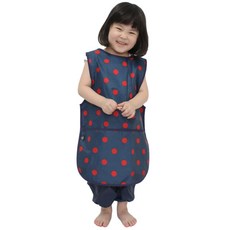 dot RECORD 海軍紅色無袖連身衣, 海軍