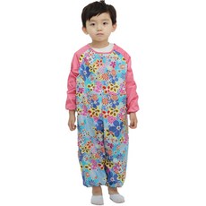 dot RECORD 大花全身藝術禮服, 藍色 粉色