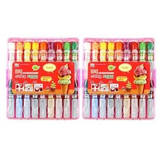 女孩著色2p, 18色, 2盒