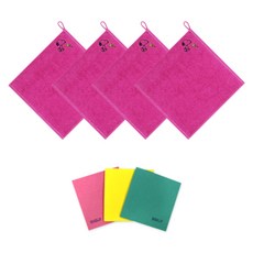 SNOOPY 宋巾 線環毛巾4p+無紡布德國抹布3p隨機發貨, 經常, 1套