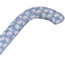 ECONY HOUSE 手杖造型抱枕套+枕心, 藍色