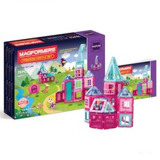 맥포머스 프린세스 캐슬 블럭세트, 혼합 색상, 1개