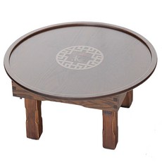 Hanmok Furniture 貴族鑲嵌復古圓形飯桌 1.7, 混合色